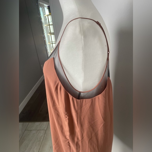 BABATON camisole slip dress with sheer upper size medium - Picture 5 of 8